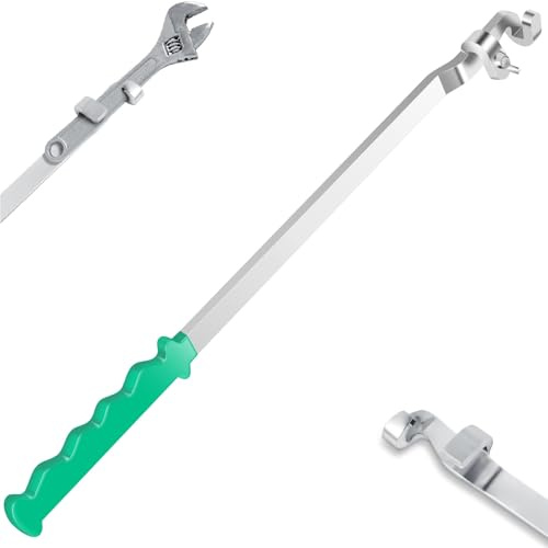 Schraubenschlüssel-Verlängerungswerkzeug 385 mm Zusätzlicher Hebel Verlängerungsschlüssel für Schraubenschlüssel Schraubenschlüssel Verlängerung Schlüsselverlängerung Offset Extension Wrench (Grün)