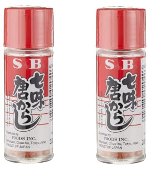 YIJIA | SB Siete Especias - Nanami Togarashi- Shichimi | Mezcla de Especias en Polvo 15g (2 Botella)