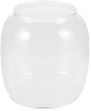 UKCOCO Abat-Jour en Verre Sphérique pour Lanterne Tempête, Verre De Rechange Transparent, Diamètre 225 Mm, Compatible Lampe à Pétrole, Éclairage D'extérieur Vintage