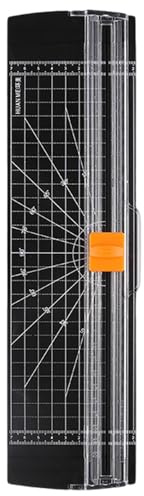 Paper Cutter Manual A4 Paper Trimmer Guillotine with Automatic Security Safeguard Scrapbooking Tools for Cutting Photographs or Labels Office Home