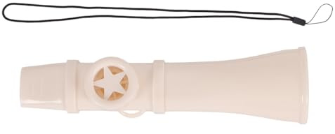 WANGCL Kazoo-Saxophon Mit Trageband, Leicht Zu Erlernendes Instrument, Verbessertes Kazoo-Musikinstrument Für Partygeschenke (Weiß)