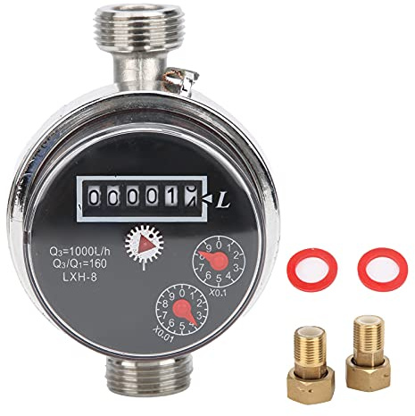 Compteur d'eau Potable Volumétrique LXH - 8 1/2, Acier Inoxydable, Haute Sensibilité – Lecture à Distance, Anti - Magnétique, Usage Domestique