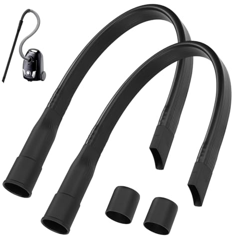Lange Flexible Fugendüse Staubsauger, Staubsaugeraufsatz Heizkörper 62cm StaubsaugerZubehör für Mehrere Modelle Staubsauger mit 35/32mm Anschluss (Schwarz)