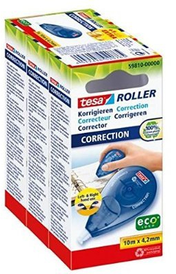 2xTESA Roller Korrigieren, nachfüllbar, 3er