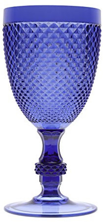 Excelsa Diamond Copa 39 cl, plástico, Azul, 9.2 x 9.2 x 18.5 cm