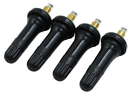 sourcing map 4Stk.Reifenventil Verlängerung Adapter Ventiladapter Aluminium, Gummi, Kupfer Ventilschaft für Auto