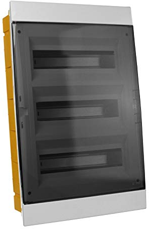 Unterputz Verteilerkasten IP40 36/39 Module Sicherungskasten Unterverteilung Unterverteiler grau 0803