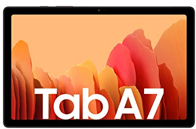 Samsung Galaxy Tab A7, Android Tablet, WiFi, 7.040 mAh Akku, 10,4 Zoll TFT Display, vier Lautsprecher, 32 GB/3 GB RAM, Tablet in Gold