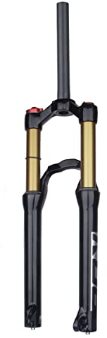 LHHL MTB Fahrrad Federgabel 24 Zoll Mountainbike Luftdruck Stoßdämpfer Gabel 110mm Magnesiumlegierung Mountain Front Gabel (Color : Manual, Size : 24 inch QR)