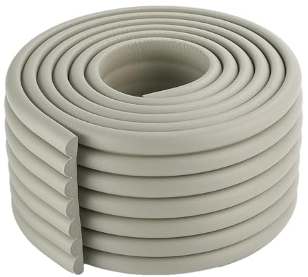 Fukamou Kantenschutz Selbstklebend, Weichem Extra-Breit Schaumstoff Kantenschutz Für Möbel, Zuverlässiger & Sicherer Kinder Kantenschutz (2M X 8CM X 0.8CM)