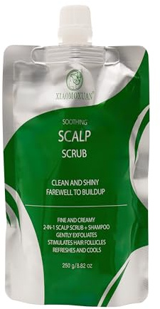 Xiaomoxuan Scalp Scrub Exfoliating Shampoo 250-ml - Cleansing Shampoo Hair and Scalp Build-Up Remover Treatment for All Hair Types