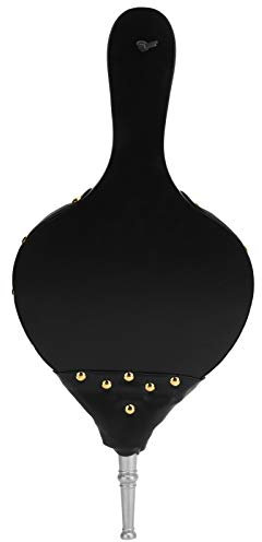 Soffietto per caminetto, soffietto per braciere manuale in legno, per campeggio, barbecue, barbecue, camino (tubo argento)