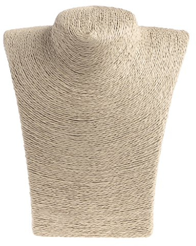 Maxtonser Modelo de soporte de busto para collar, maniquí, organizador de joyas, expositores, colgante, gargantilla para organización de joyas