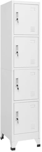 Generisch Schließfachschrank mit 4 Fächern 38x45x180 cm,jiangboyue-244475