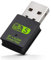 AC600 USB WiFi Dongle, 5GHz/2.4GHz Wireless Dual Band Adapter for PC Desktop Laptop, 600Mbps High-Speed WIFI Receiver, Bluetooth 4.2 Internet Dongle, Supports WindowsXP/7/8/8.1/10/11, Mac