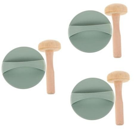 LALAFINA 3sets Crafting Printmaking Mats Printmaking Board Ink Roller for Art Supply