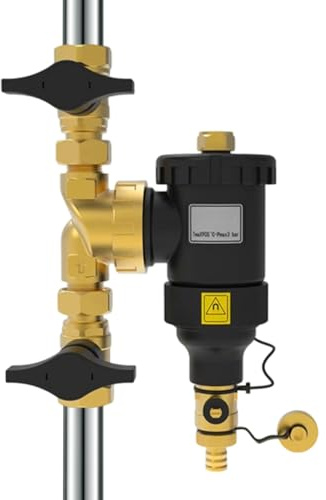 Filtro per caldaia industriale, filtro per montaggio a parete con filettatura Dn20 e Dn32, filtrazione anticalcare, ruggine e sedimenti, per purificazione ruggine tartaro sedimenti