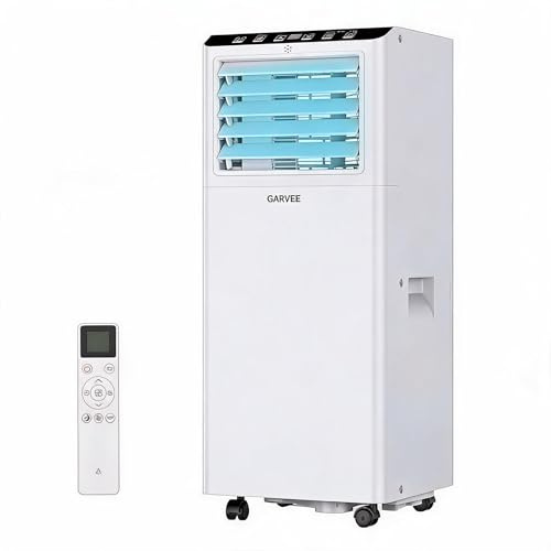 Portable Air Conditioner 7000 BTU, 4-in-1 Mobile Air Con Unit with Window Kit & Exhaust Hose, Freestanding AC Unit with Cooling, Dehumidifier, Fan & Quiet Sleep Mode for Home, Bedroom, Office