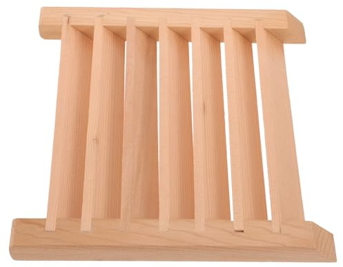 CANIGHT Panneau de Ventilation en Bois Marron pour Sauna Lames à Bords Lisses sans Bavures, pour Cabine de Vapeur et Salle de Bains