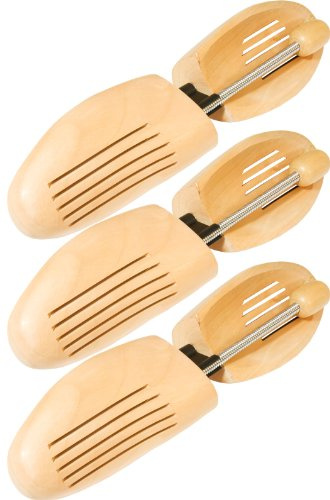 3 Pairs of UK Size 9-10.5 EU Size 43-45 Wooden Shoe Trees