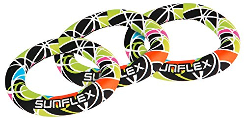 Sunflex Tauchringe Color Pro | stehen hervorragend sichtbar und senkrecht im Wasser | sehr weich und lässt sich ohne Verletzungsgefahr greifen | extrem robust und für jede Altersgruppe