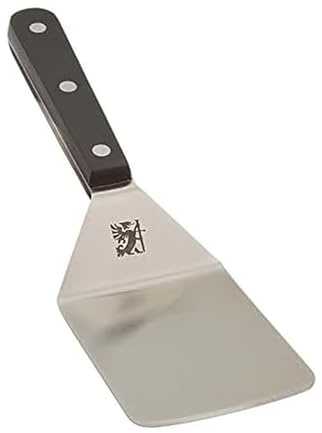 Sabatier Triple Rivet Stainless Steel Wide Turner, 9.65-Inch, Black,5154549