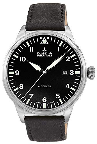 Dugena Herren Automatik-Armbanduhr, Saphirglas, Uhrwerk mit 24 Steinen, Kappa 7 Airtrip