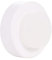 EVI Herrajes Arrêt de porte adhésif - Fixation murale - 35 x 18 mm - Acier inoxydable laqué blanc - Caoutchouc blanc - Amortisseur anti-choc - 2 modes d'installation - I-254/35