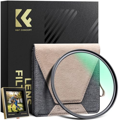 K&F CONCEPT 43mm Filtre UV en Cuivre Nano-X Pro | Durable,Solide,Nano-revêtement,HD,Imperméable à l’eau, Résistant à l’huile et aux rayures,FV901