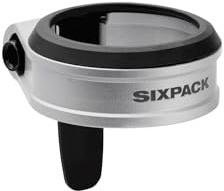 Sixpack gedichtete Sattelklemme 34.9/36.4 silberfarben: Größe: 34.9