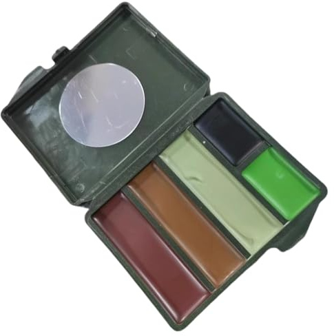 Visage De Peinture De Camouflage, Peinture De Camouflage Pour Le Visage, 5 Couleurs Peinture De Visage De Camouflage De Chasse, Camouflage Caméléon, Pour Survie Militaire/de L’armée