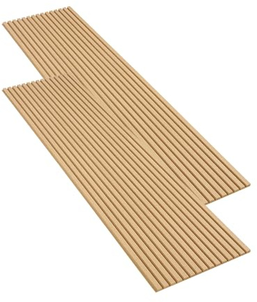Fox & Grain MDF Slat Wall Panelling Kits, Paintable, Pack of 2