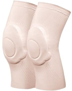 REIFOR Knieschützer Knieschoner Knie-Kompressionsbandagen For Männer Und Frauen For Gewichtheben, Kniebeugen Und Sport Knieschützer Wandern(Beige,M)