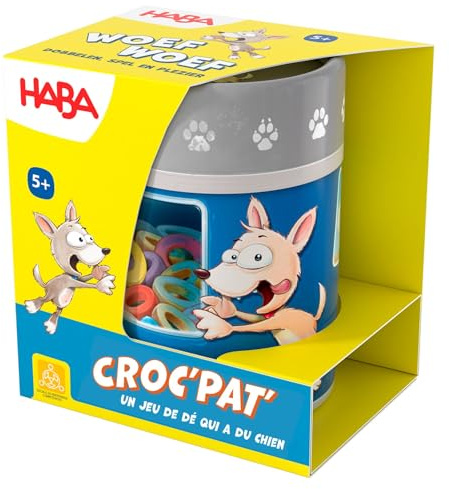 HABA Wow Wau - Yatzy roligt tärningsspel med hundar från 5 år - enkla regler för ett snabbt spel - perfekt för resor - 2010889002