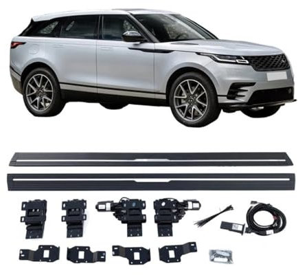 Marchepieds électriques compatibles avec Land Rover Range Rover Velar 2019 et versions ultérieures. Barres Nerf for camions et SUV. Marchepieds auto-déployables au design élégant, accessibilité amélio