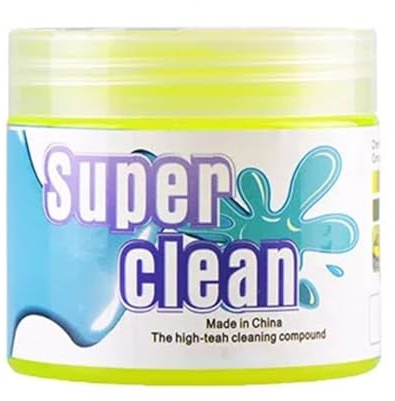 Cleaning Gel for Keyboard and Car, Detailing Clean Slime, Car Interior Putty Cleaner, Universal Keyboard Notebook Magic Cleanser Mud(Yellow 1PC)