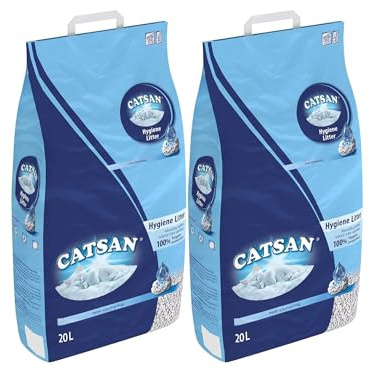 Catsan Hygiene Cat Litter 20L (PACK OF 2)