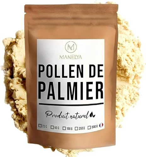 Pollen de palmier frais sachet de 20 grammes - Manelya