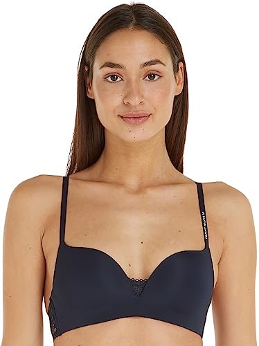 Tommy Hilfiger Damen Push-Up BH ohne Bügel, Blau (Desert Sky), 75D