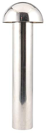 DZDZXQG Comignolo Tubo di Scarico Tubo in Acciaio Inossidabile Tappo di Ventilazione Antipioggia Comignolo Canna fumaria Cappuccio di Protezione Terminale, 51 mm