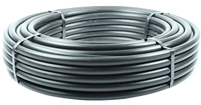 Verlegerohr 20mm PE-LD PN6 – Rolle 50 m schwarz Druckrohr für Bewässerung | hochwertiges PE-LD Rohr, UV-beständig, flexibel, robust, 6 Bar, für Garten, Teich & Brauchwasser, Installationen im Garten
