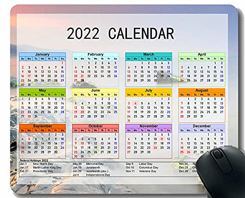 Spelmusmatta 2022 års kalender med semester, stenskuren makro spelmusmatta
