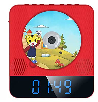 ZXNQ DVD Bluetooth, CD, CD-G, HD-CD, Lecteur WMA, Connexion par câble AV/HDMI, Lecture de Carte TF/Disque U, mémoire de Point d'arrêt, répétition A-B,Rouge