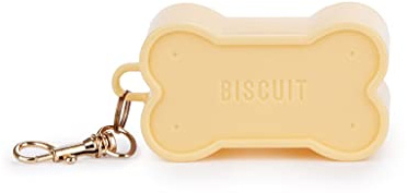 Balvi Porta Sacchetti igenici per Cani Biscuit Colore Beige per Le Passeggiate con Il Tuo Animale Dom