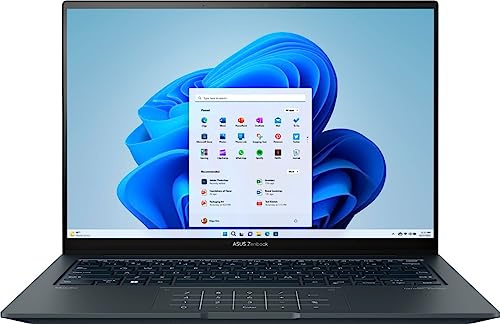 ASUS 2023 Zenbook 14.5 2.8K 120Hz OLED Touch Laptop, Intel Evo Platform 13th Gen Core i5-13500H, 8GB DDR5 Memory, 512GB SSD, Iris Xe Graphics, Backlit Keyboard, Thunderbolt 4, HDMI 2.1, Windows 11