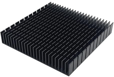 Awxlumv 120mm Large Heatsink Aluminum Heat Sink 4.72x4.72x0.79Inch/ 120x120x20mm Square Cooler for Router Cooling Base and Power Supply IC Graphics Card Memory Heat Sink 120mmx120mmx20mm