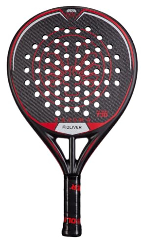 Oliver Padel Schläger Air Max 730 für fortgeschrittene Spieler - Woven Epolon-K3 - Eva Hi-Soft - Rund - 350 g - Padel Tennis Schläger