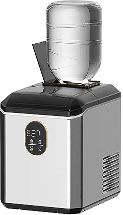 TEmkin Ice maker Ice Makers Countertop, 70.5 lbs/Day, 2 Way Filling, Self-Cleaning, 4 Gears Ice Size Control, ice Machine Maker countertop for Home Outdoor RV
