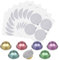 Prudiut Aluminum Foil Seal Lids; 61mm Coffee Pods Covers Compatible with Nespresso VertuoLine, Vertuo Plus; 200pcs Silver