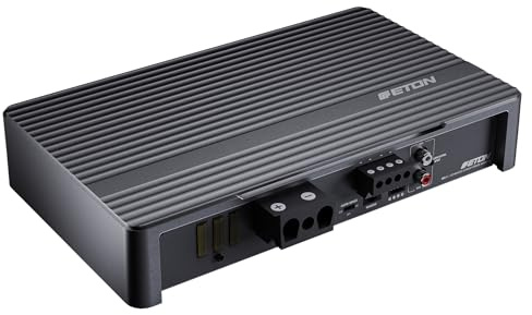 ETON MA 1 – Kompakter 1-Kanal Class-D Monoblock, 690 W RMS Auto Endstufe | Digitaler Amp für PKWs & Wohnmobile, ideal für leistungsstarke Subwoofer, 1 Ohm stabil, High-Level Eingänge